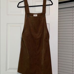 Everly denim overall dress